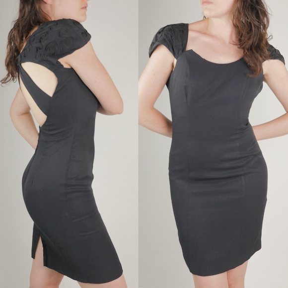 batwing cocktail dress